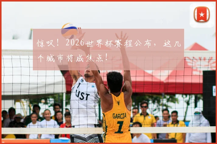 惊叹！2026世界杯赛程公布，这几个城市将成焦点！